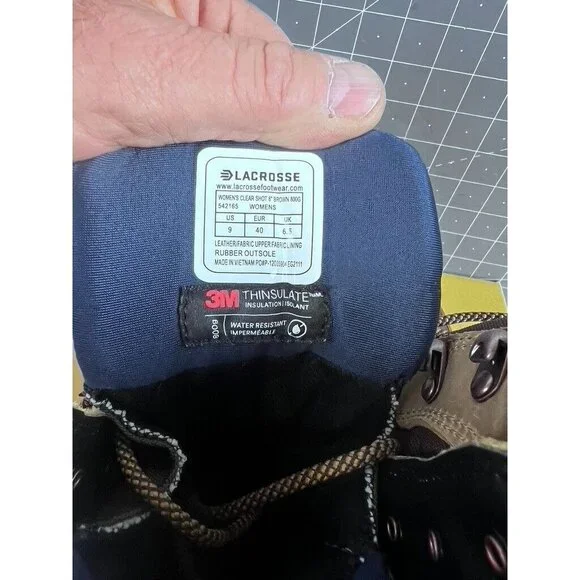 LaCrosse Women's Clear Shot Boot 800G 542165 Sz 9 US 40 EU New w/Box - Picture 6 of 9